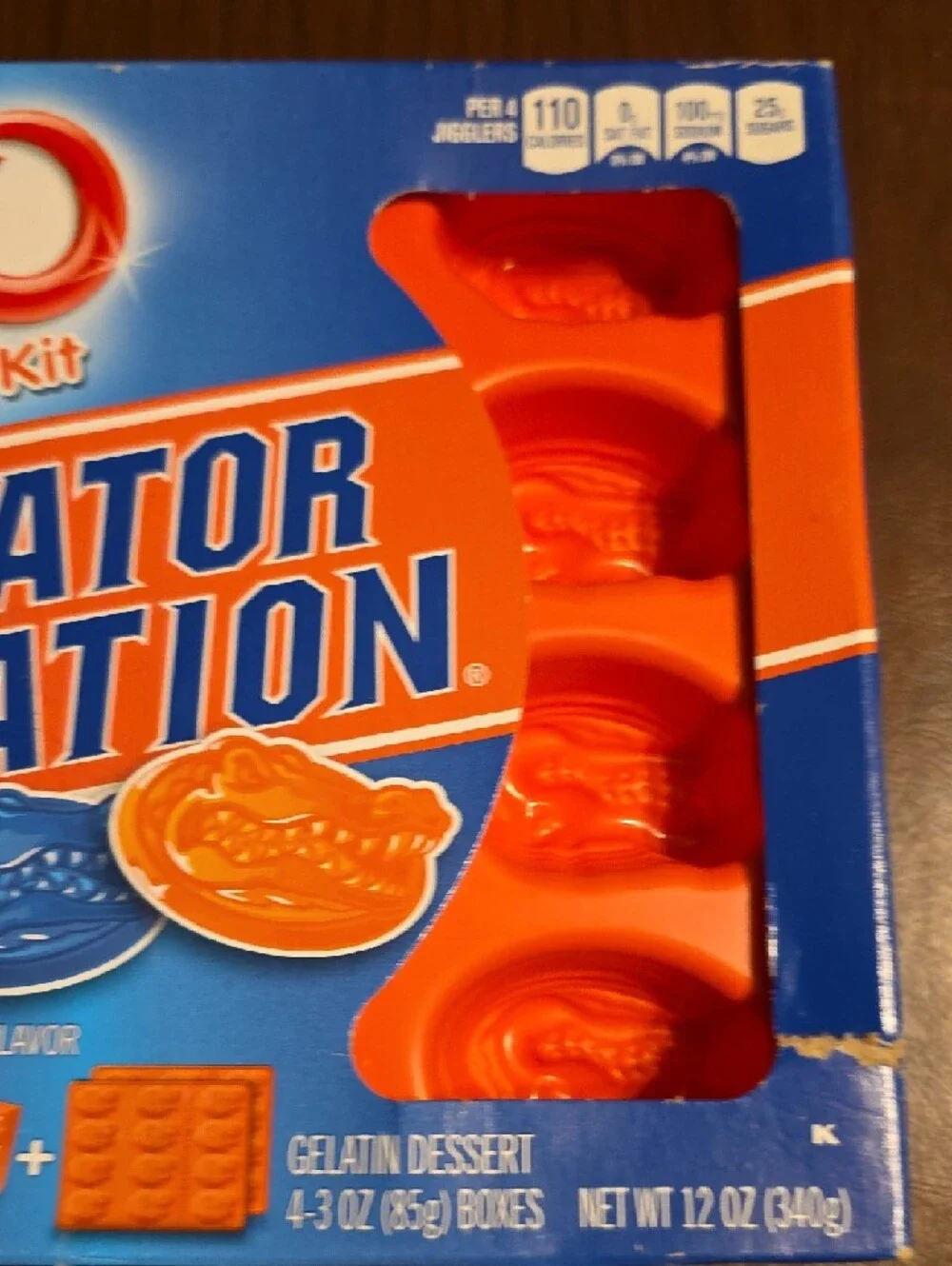 JELL‑O Gator Nation Berry Blue & Orange Jigglers Mold Kit